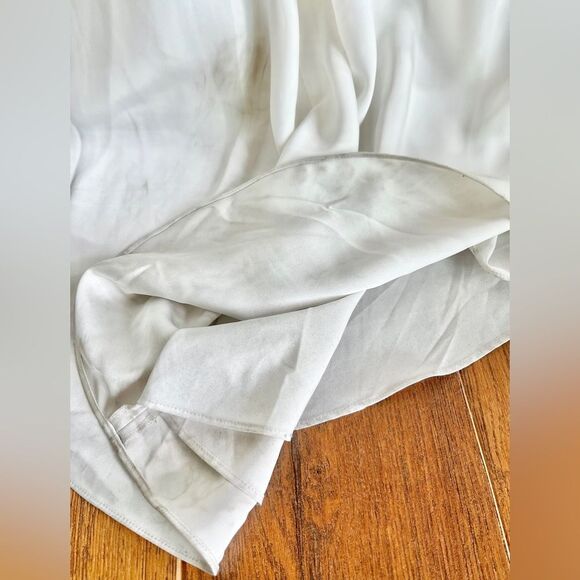 Nwt Anthropologie Sachin & Babi Isla cutout satin ivory white lace wedding gown - Picture 8 of 13